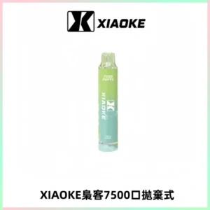 XIAOKE梟客7500Puffs跑馬燈拋棄式電子煙 可發光一次性